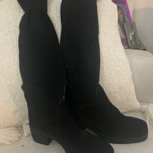 Mario Rapagnani tall knit sock boots